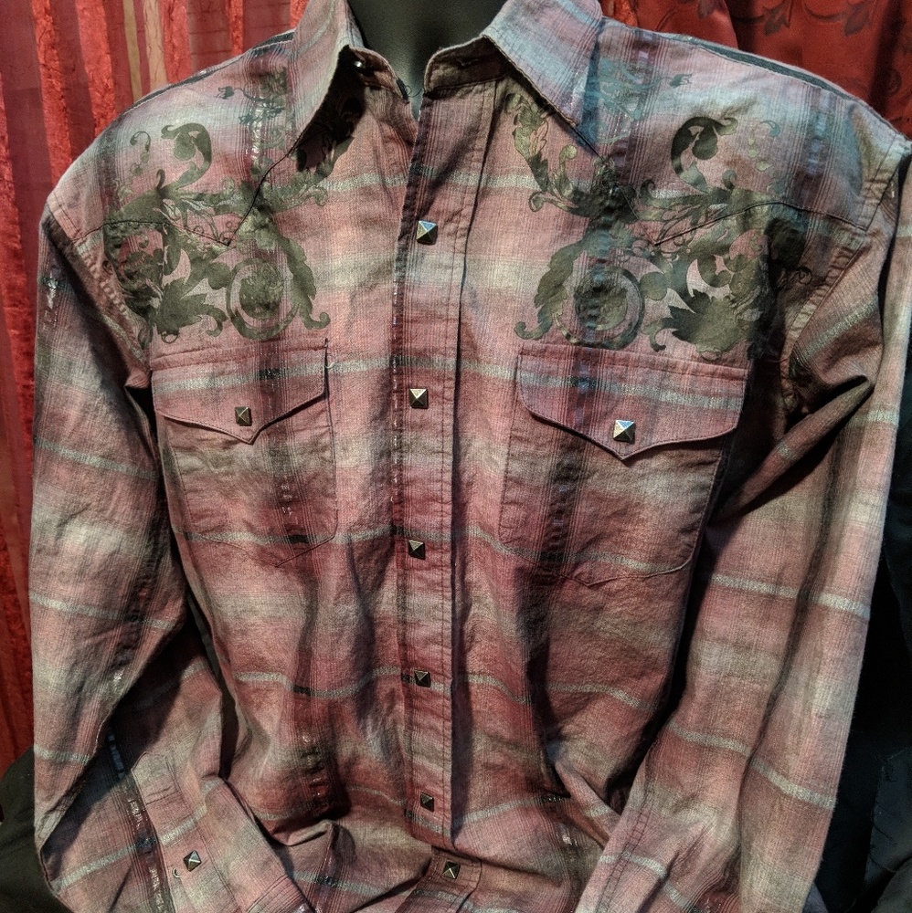 Panhandle Slim Mens western shirt SZ L